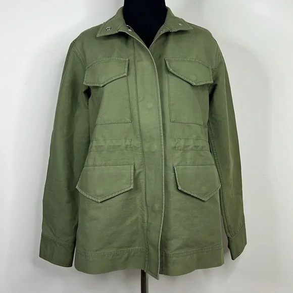 EVERLANE The Modern Utility Jacket in Green XS - Picture 7 of 12